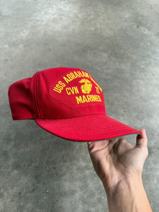 Vintage Red Marines Snapback Hat
