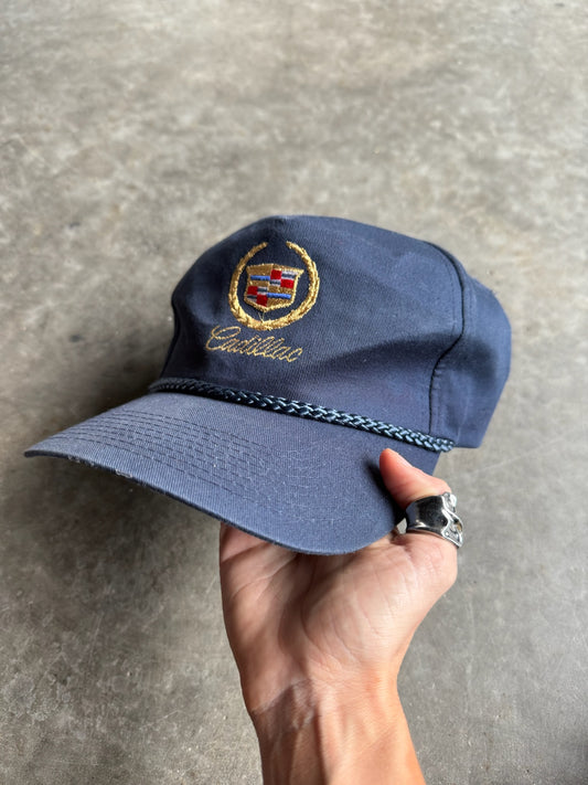 Vintage Navy Cadillac Adjustable Hats