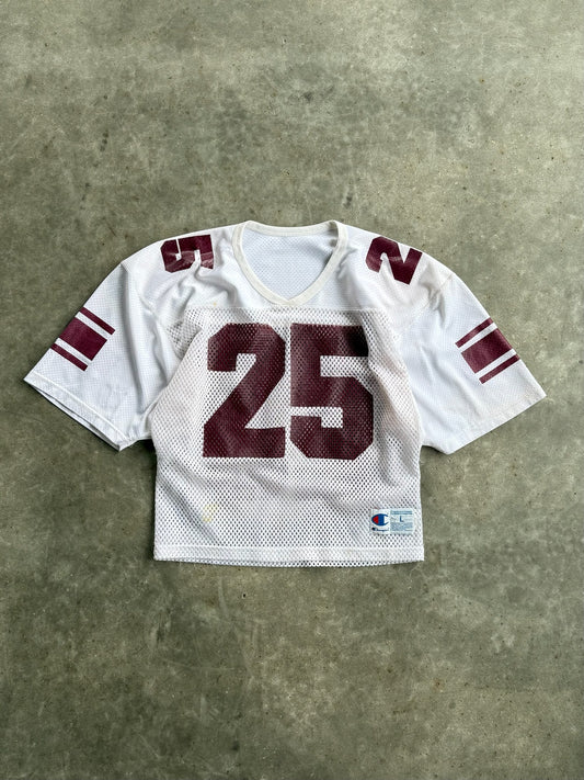 Vintage White/Maroon Champion Jersey - L