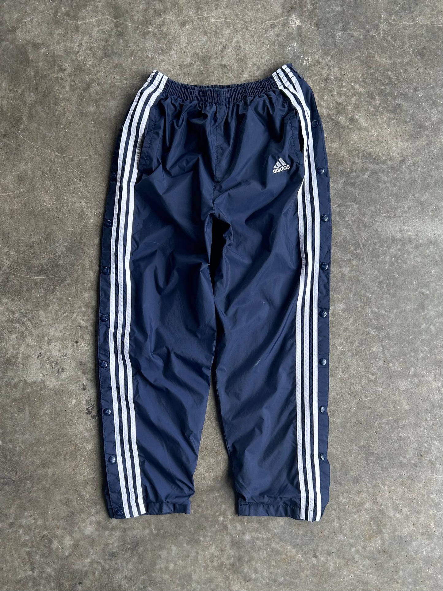 Vintage Blue Adidas Track Pants - M