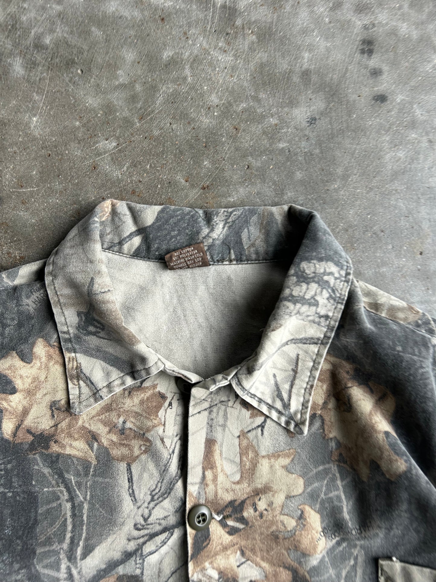 Vintage Classics Camo Button Up Shirt - XXL