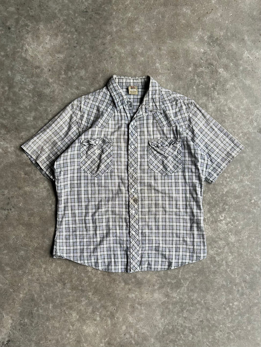 Vintage Workn’ Sport Plaid Button-Up - XL