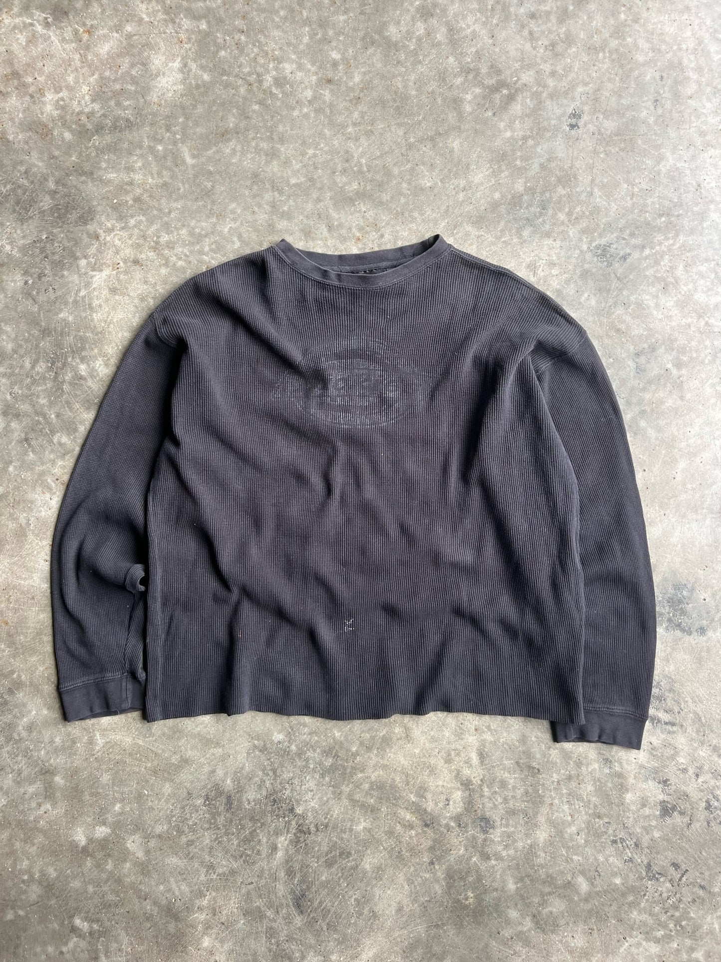 Vintage Faded Black Dickies Thermal - XL