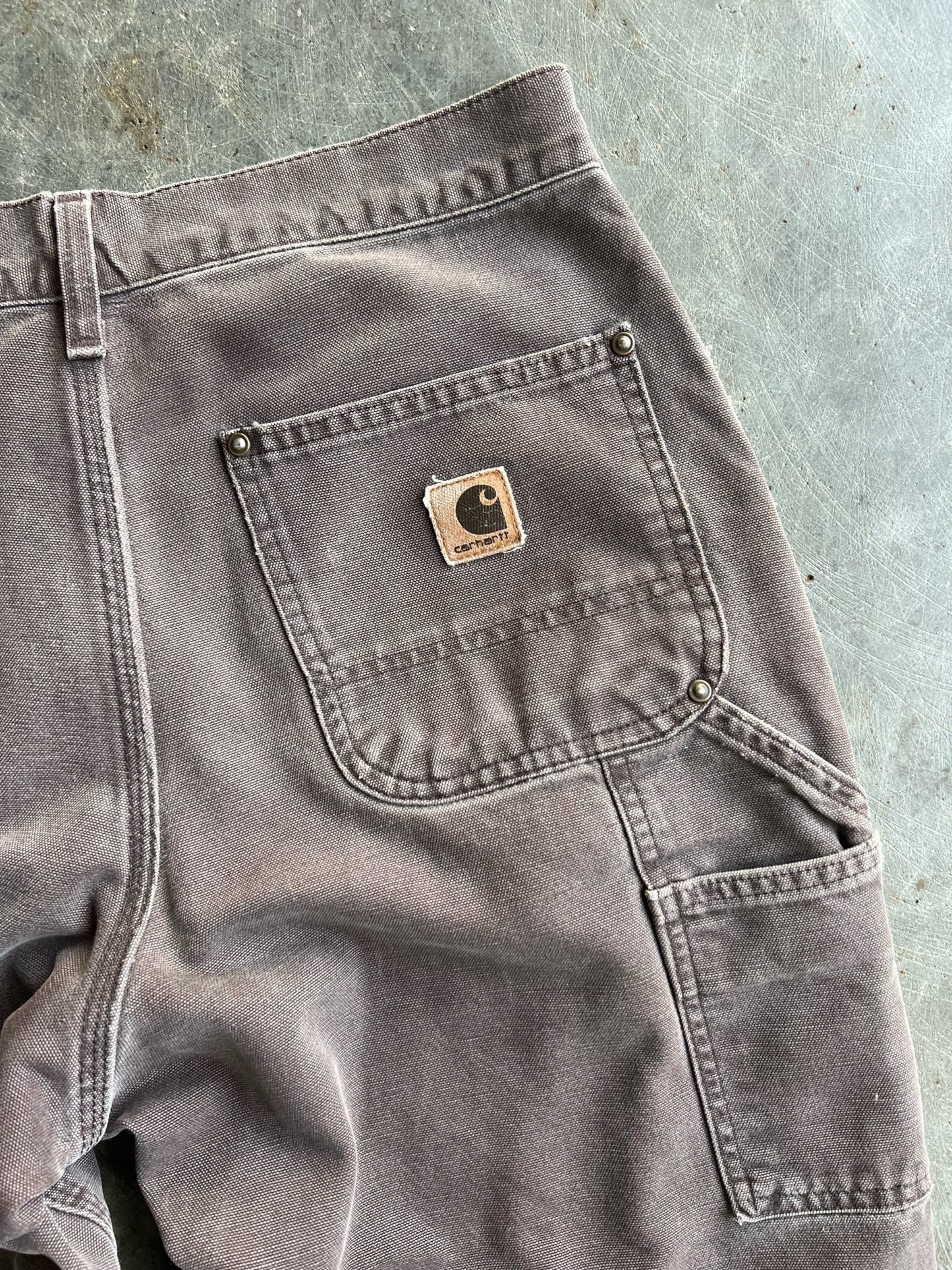 Vintage Faded Brown Carhartt Double Knee - 32