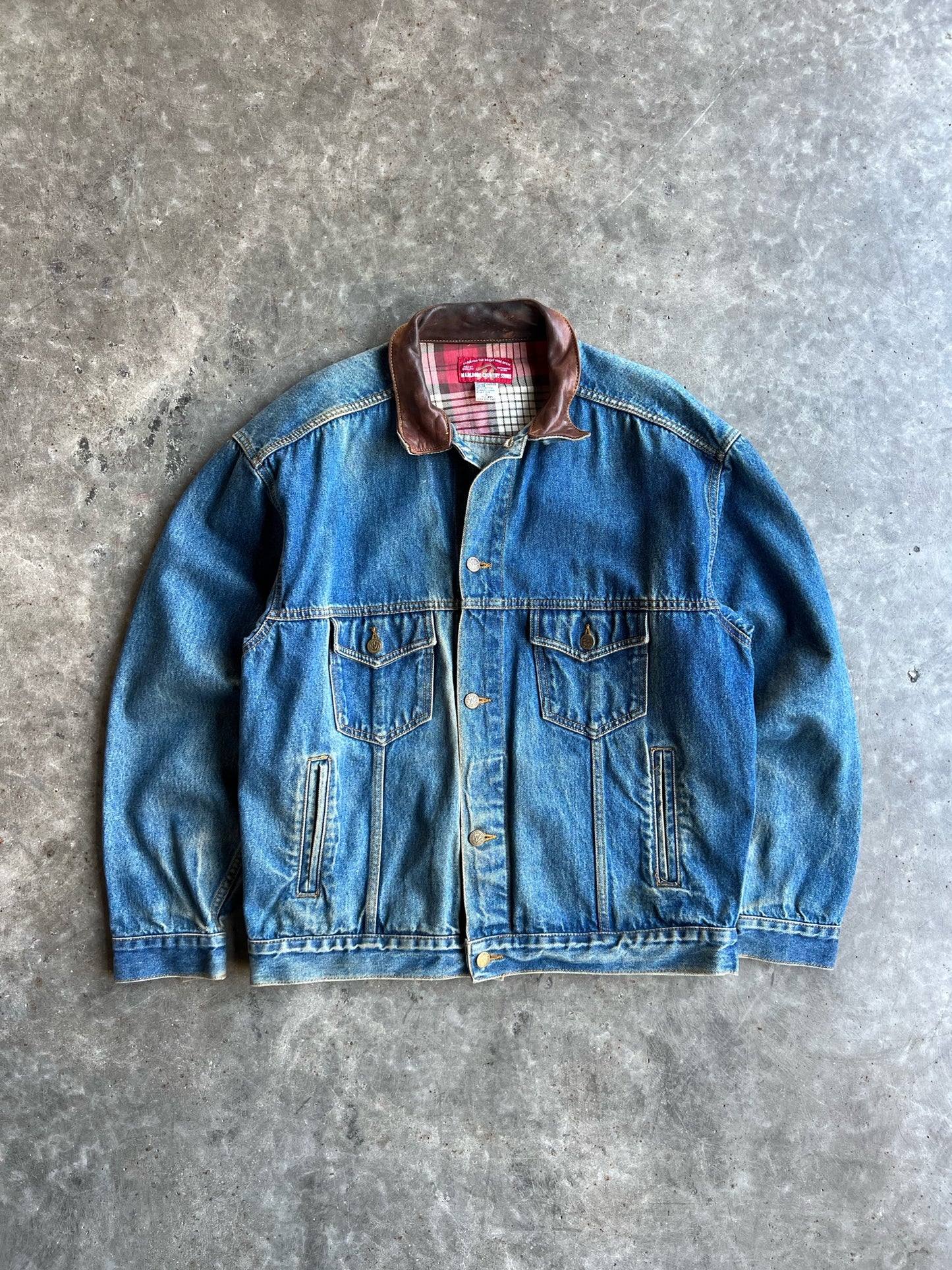 Vintage Marlboro Denim Jacket - L