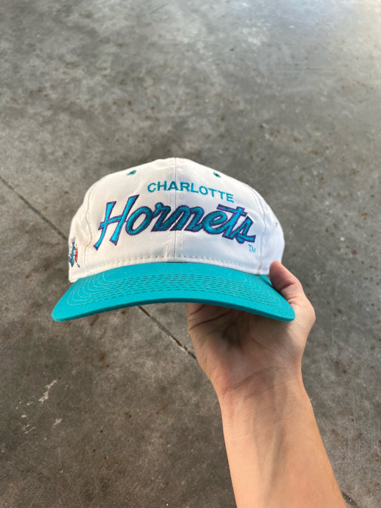 Vintage Charlotte Hornets Snap-Back Hat