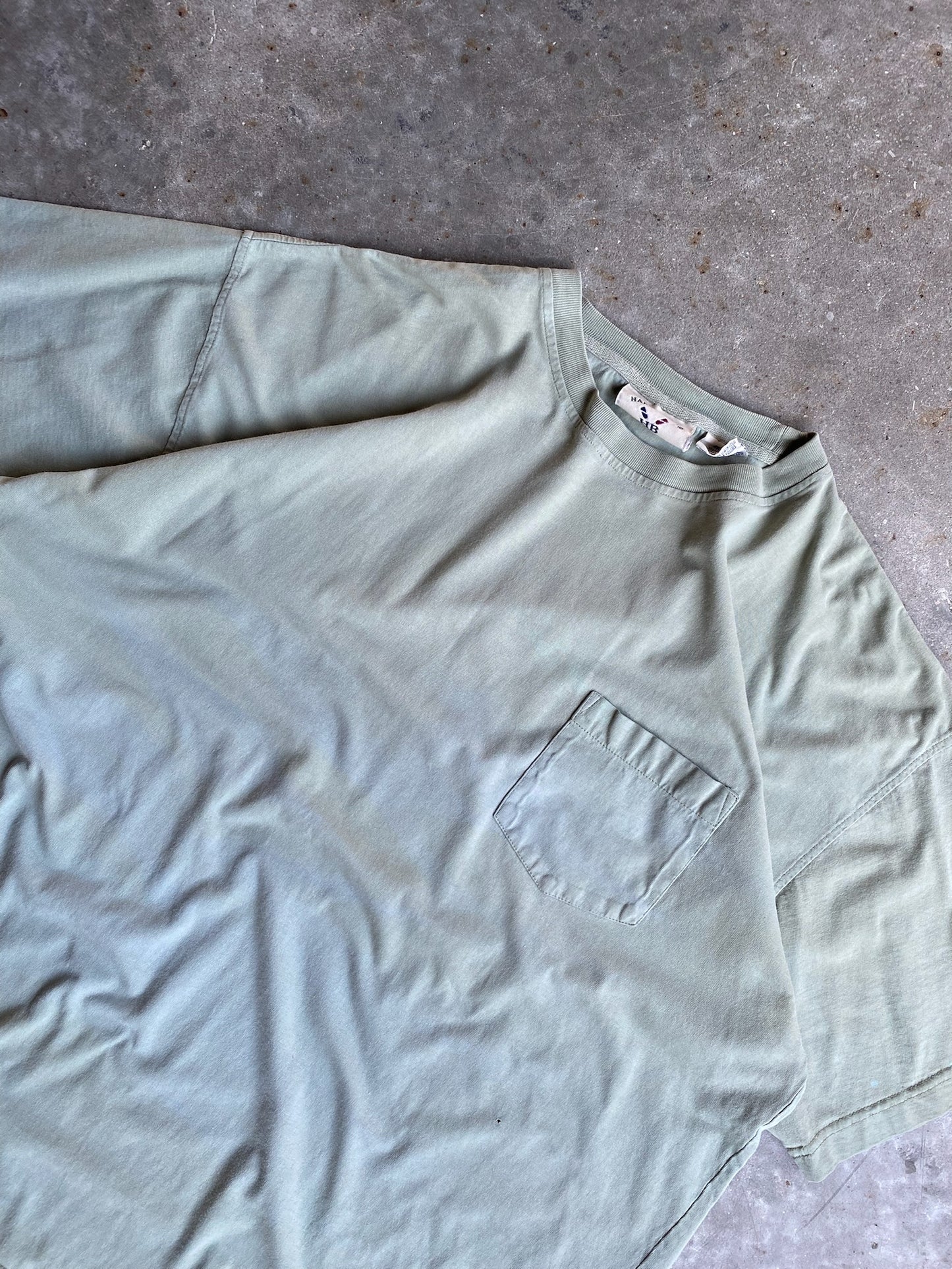 Vintage Sage Green Shirt - XXL