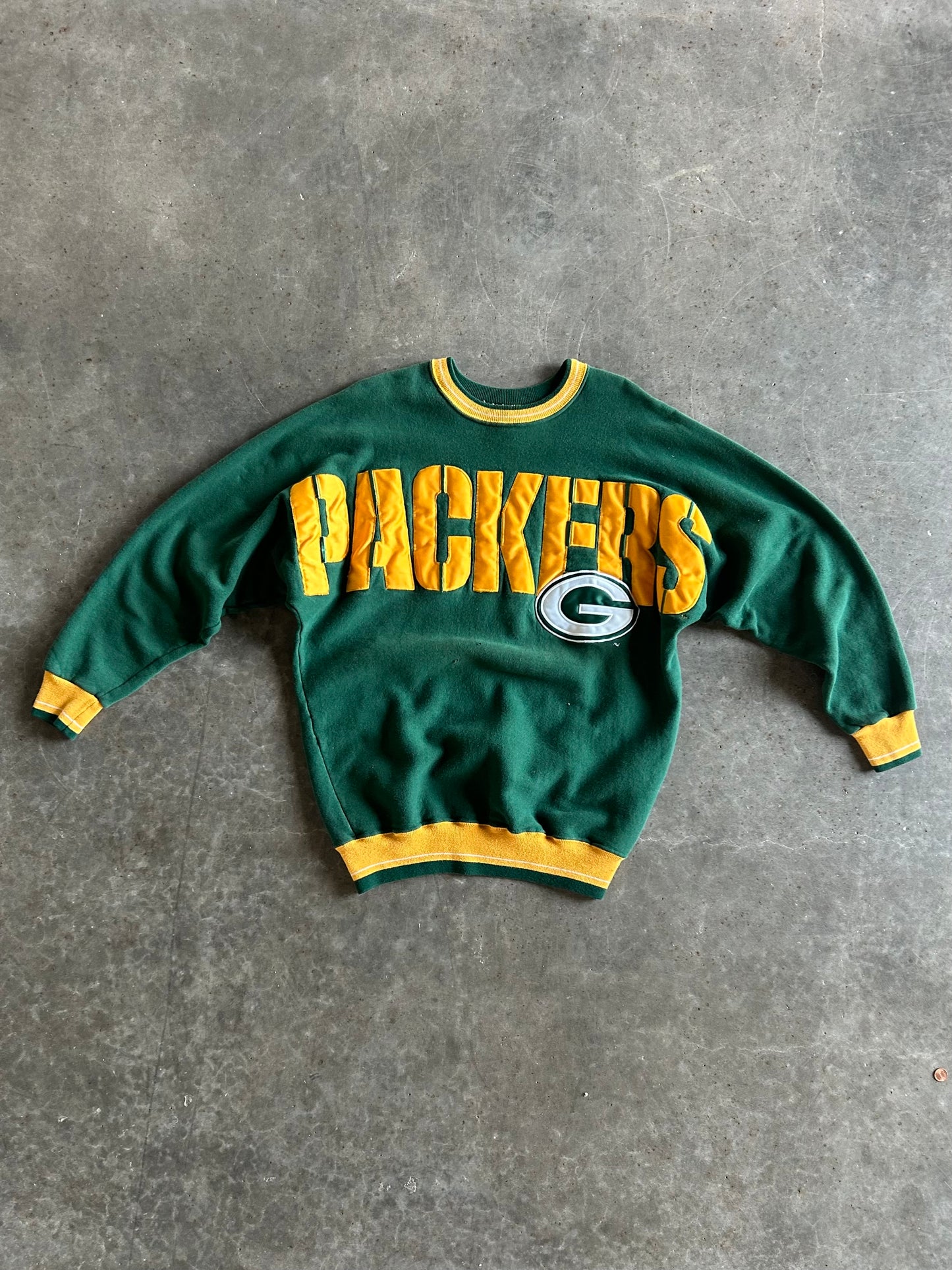 Vintage Green Bay Packers Crew - L