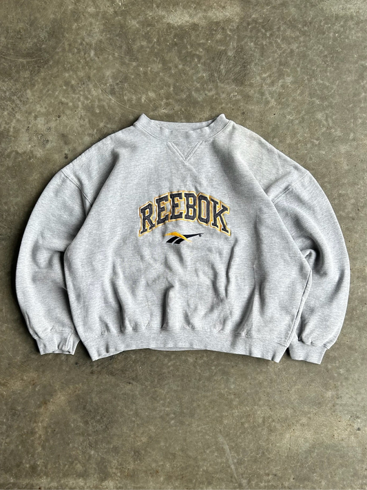 Vintage Grey Reebok Crew - XL