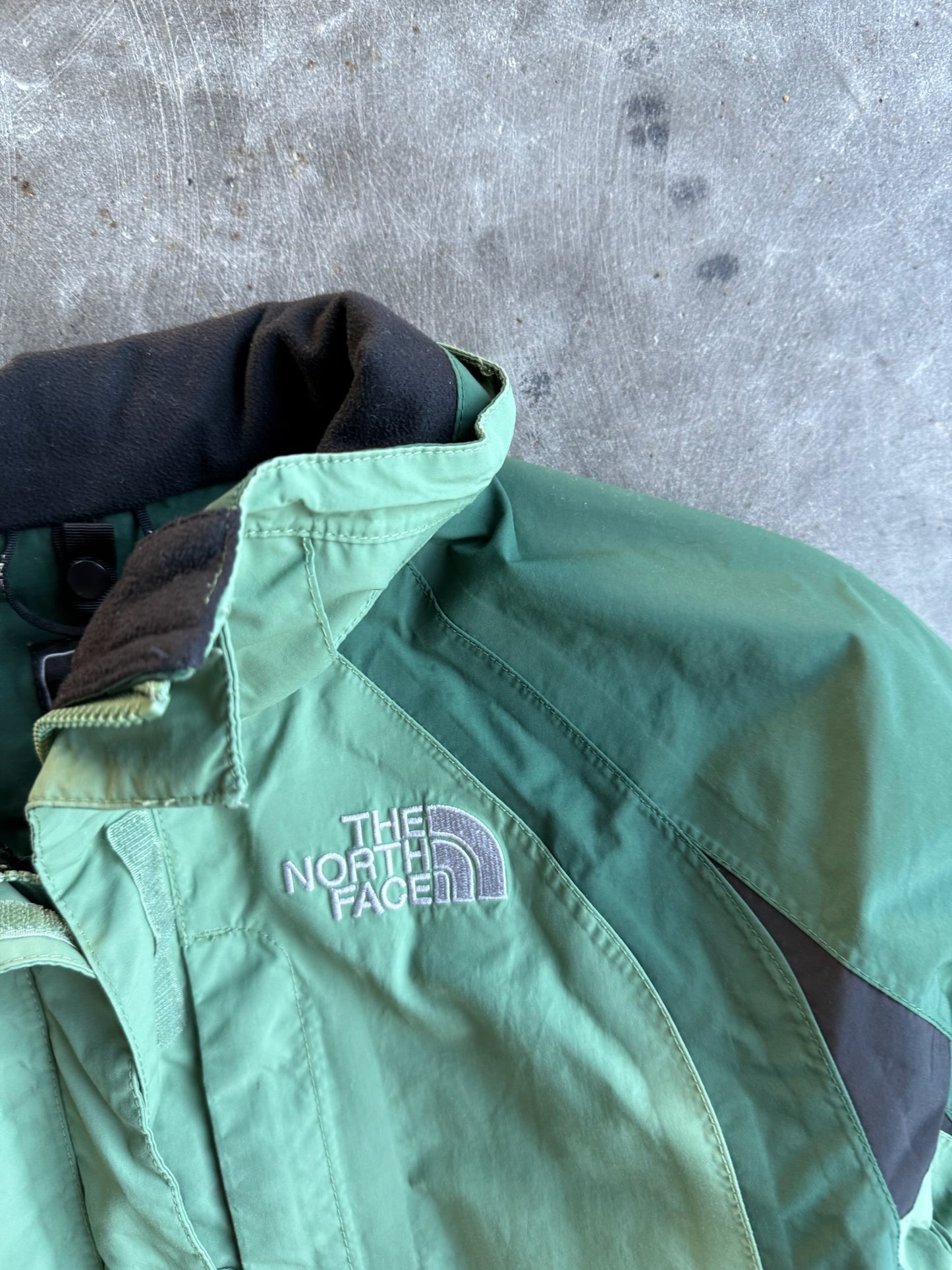 Vintage Two Tone Green North Face Ski Jacket - M