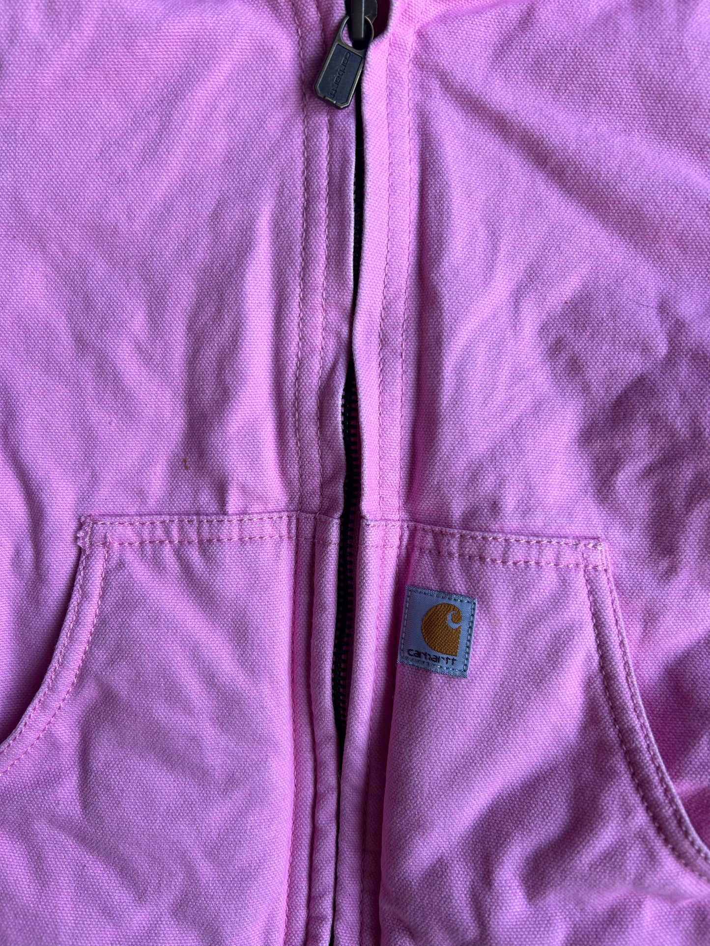 Vintage Pink Baby Hooded Carhartt Jacket - 24M