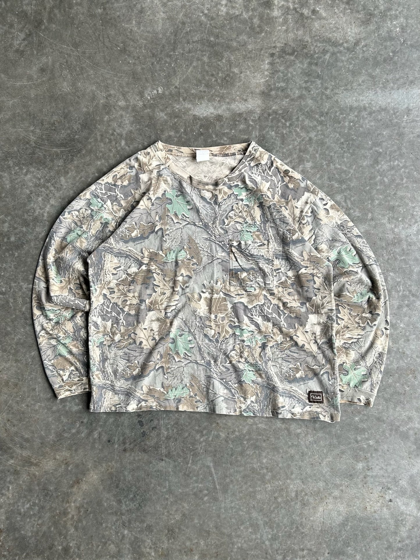 Vintage Advantage Long Sleeve Camo Tee - XXXL