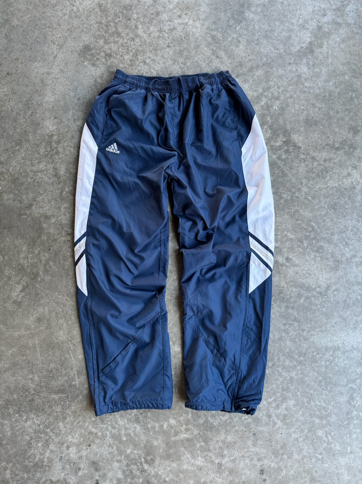 Vintage Navy Adidas Track Pants - L