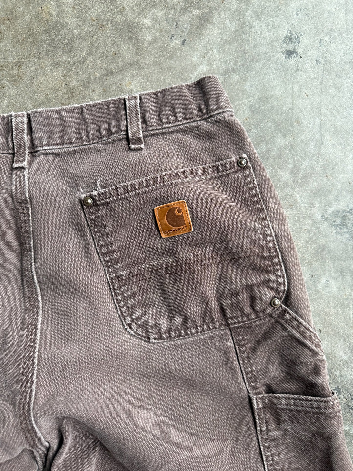 Vintage Brown Carhartt Double Knee Pants - 30