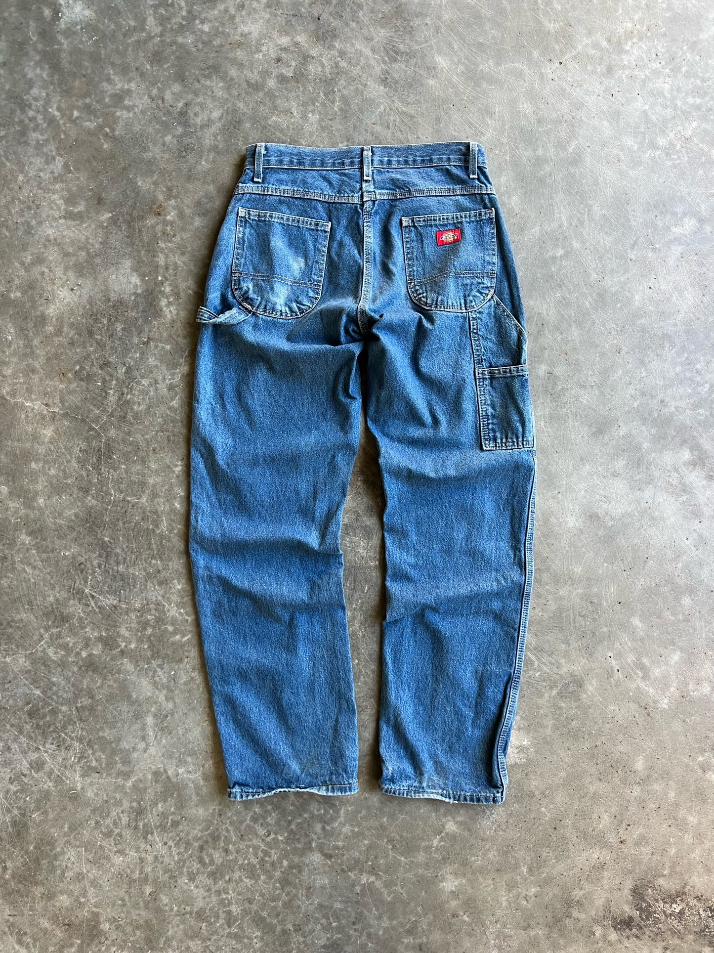 Vintage Dark Wash Dickies Carpenter Pants - 32