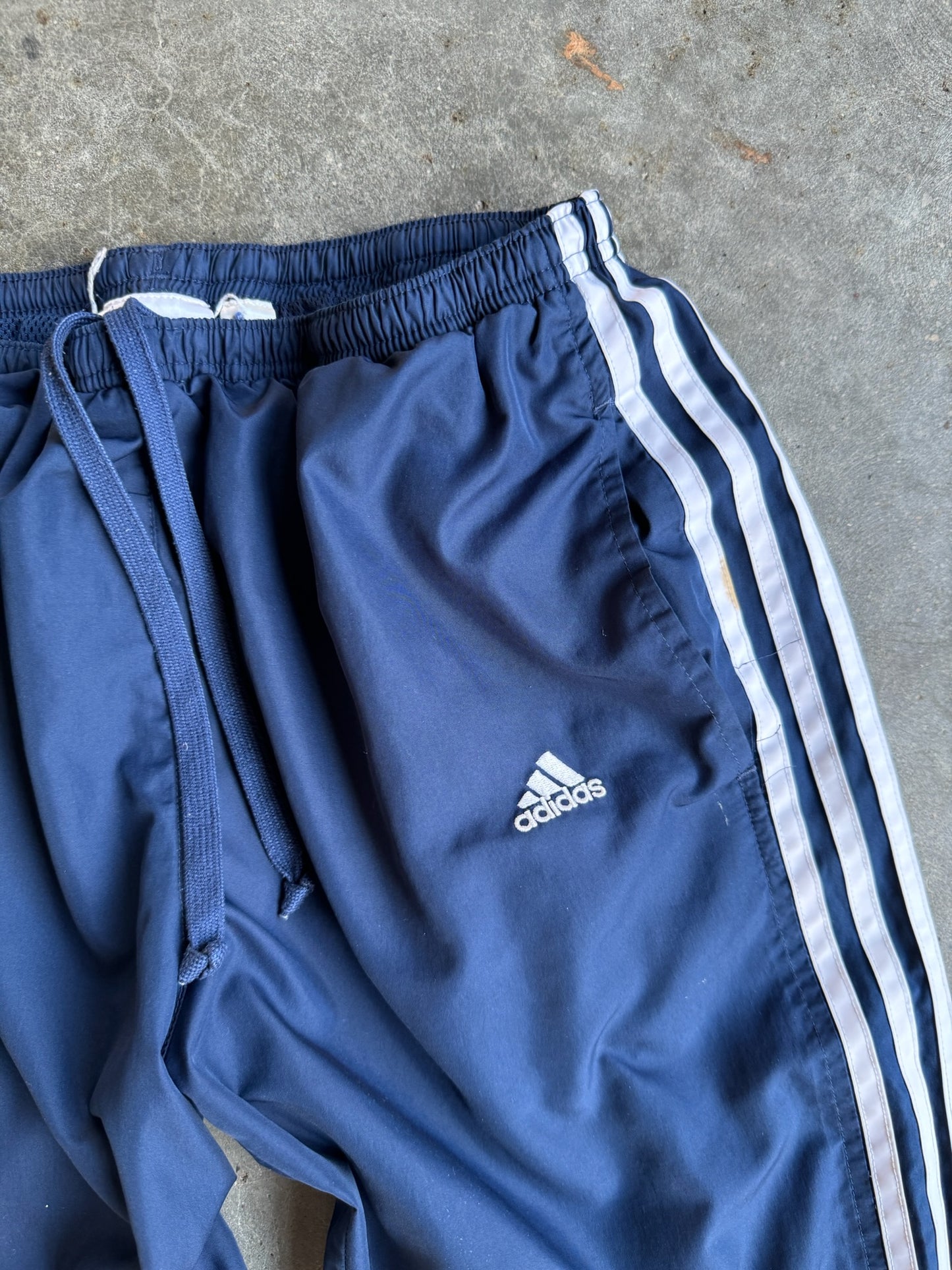 Vintage Navy Adidas Track Pants - M