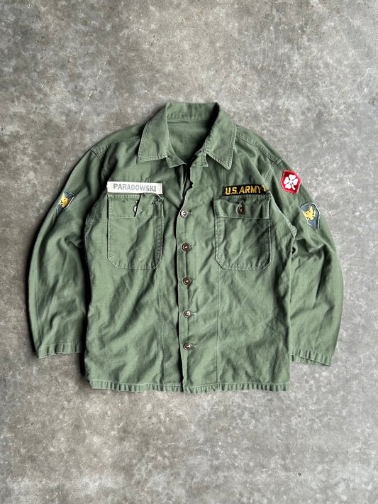 Vintage Green U.S. Army Button-Up - M