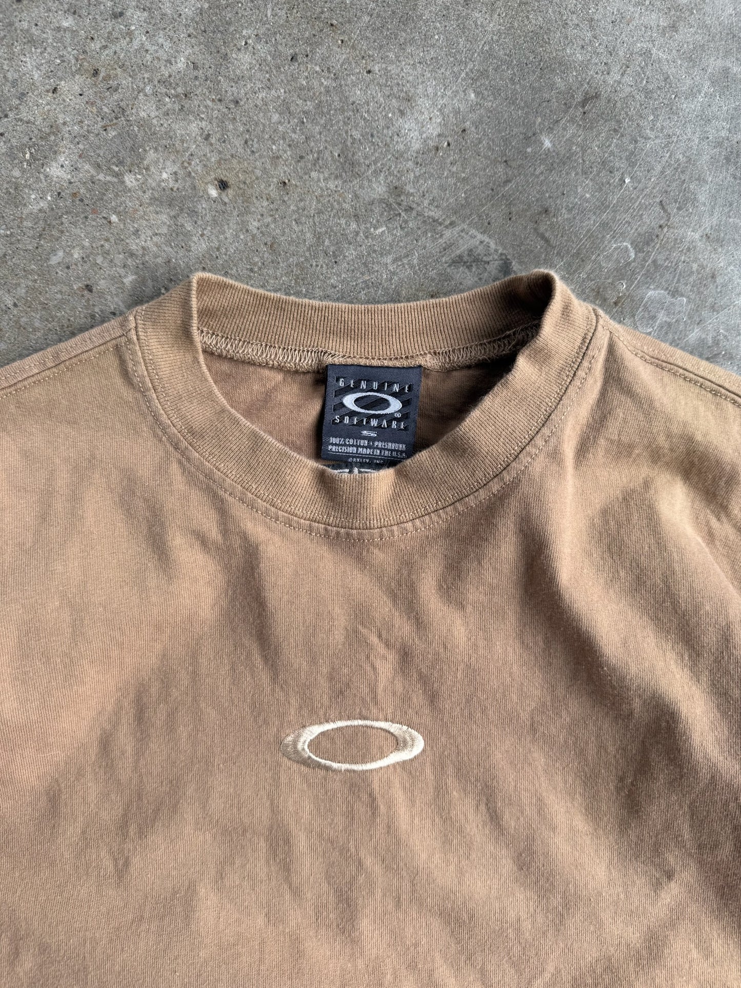 Vintage Brown Oakley Logo Shirt - S