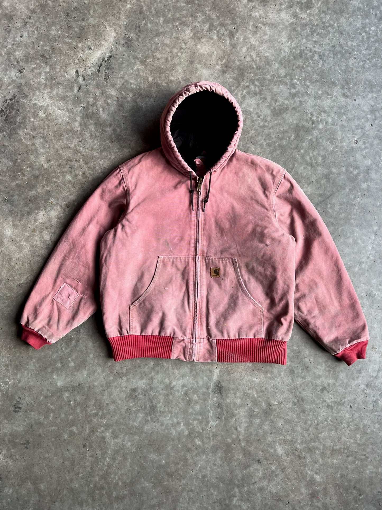 Vintage Dyed Dusty Rose Pink Carhartt Jacket - L