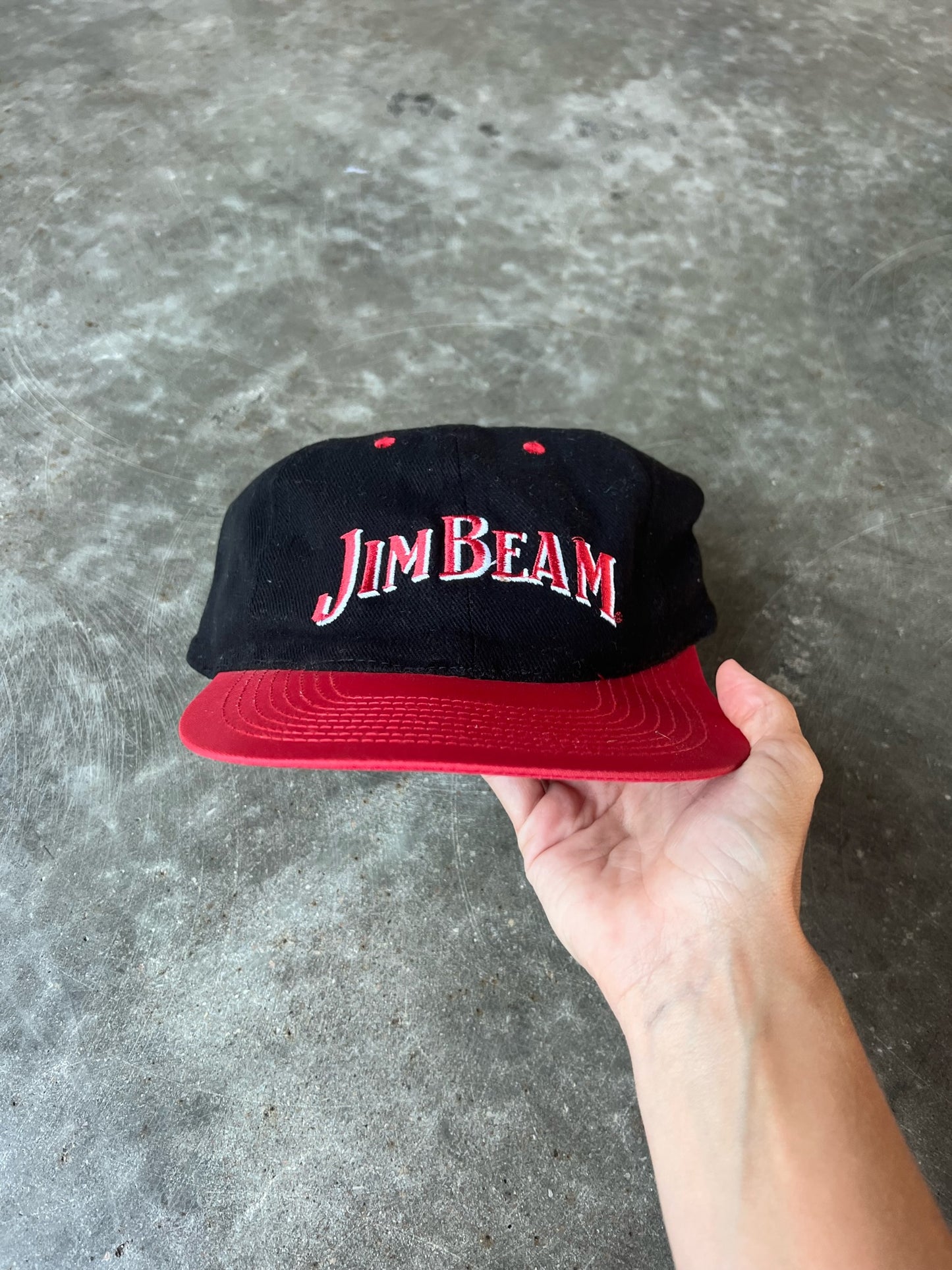 Vintage Jim Beam Snapback Hat