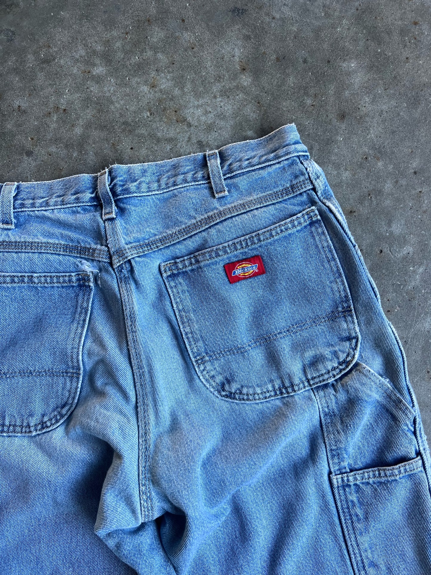 Vintage Light Wash Dickies Carpenter Pants - 32