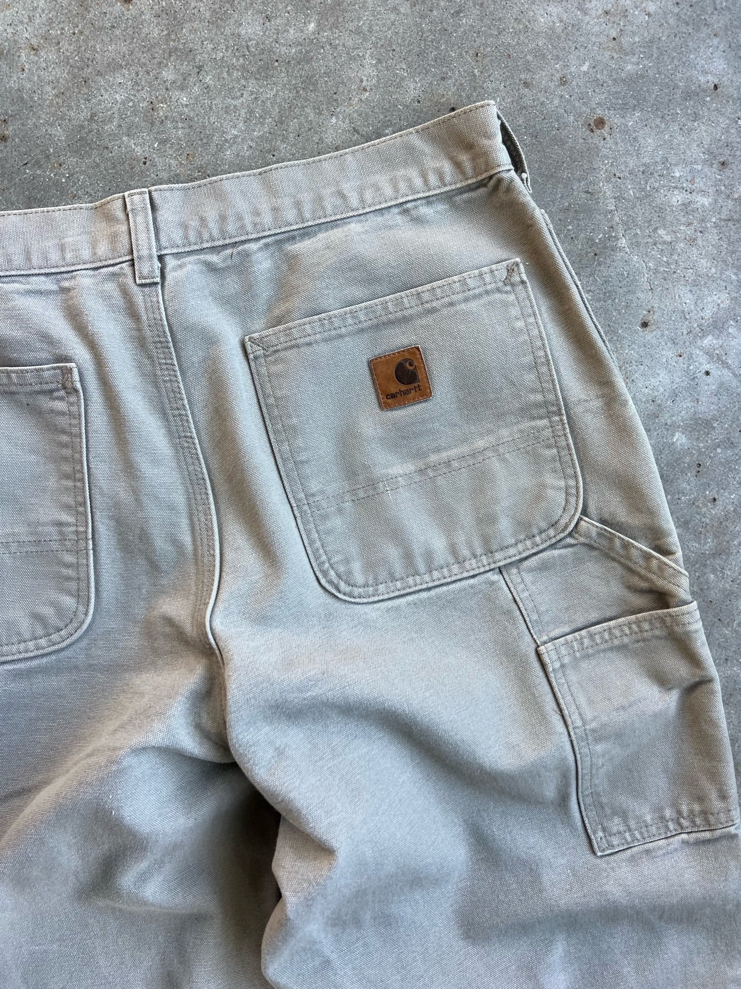 Vintage Cream Carhartt Carpenter Pants - 33