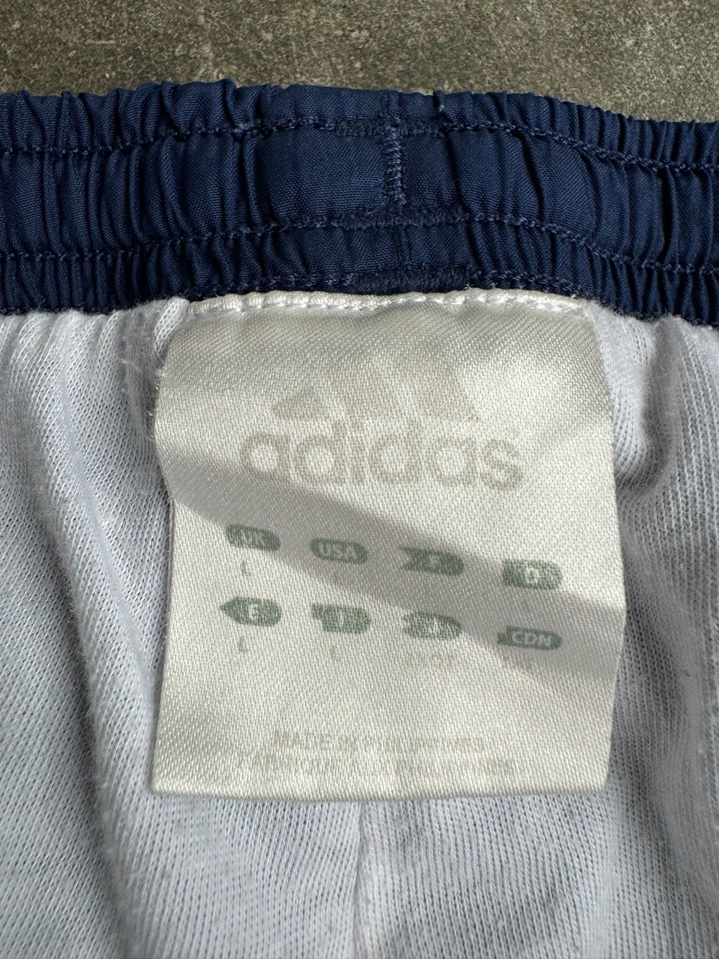 Vintage Y2K Navy Adidas Track Pants - L