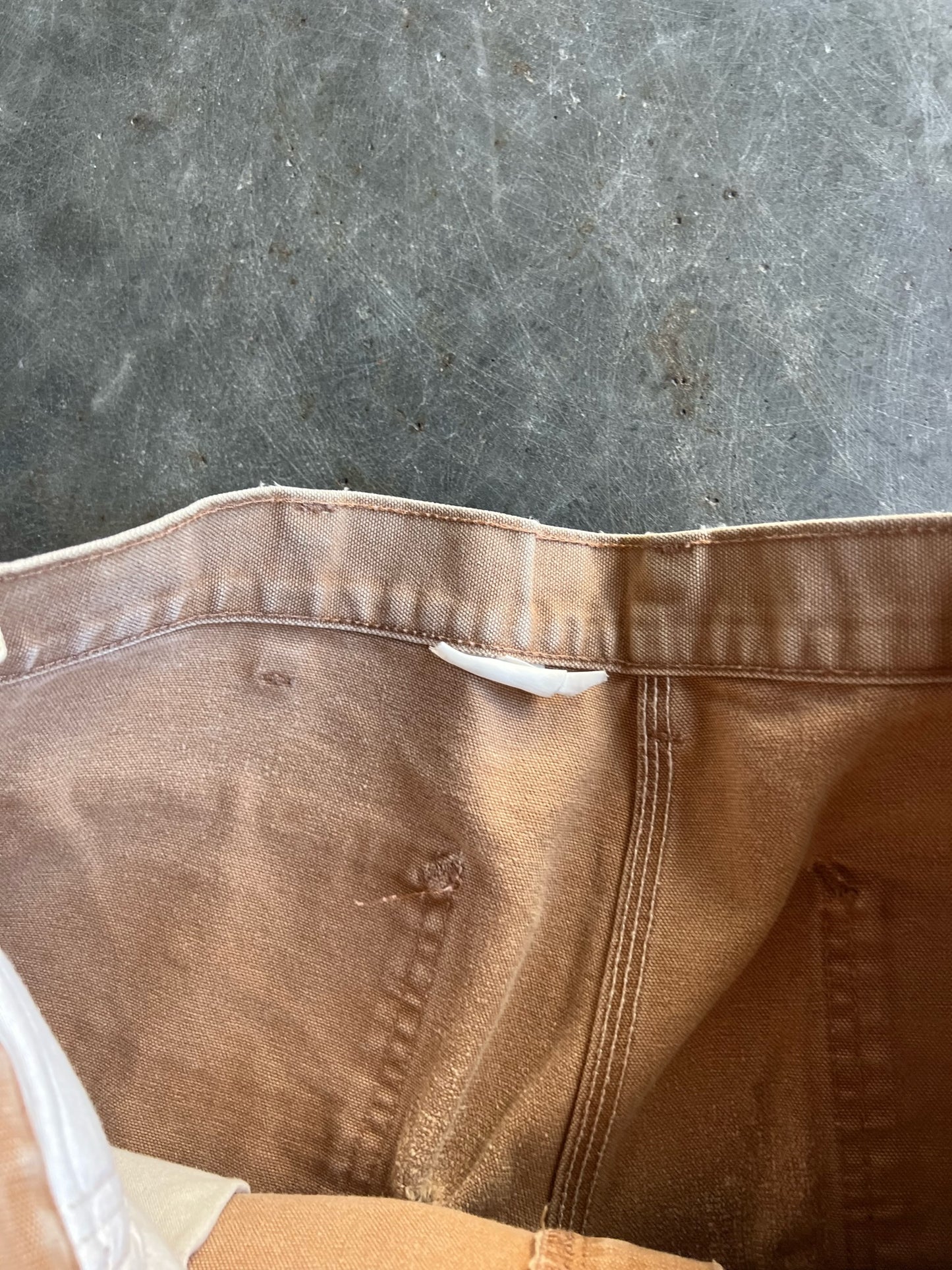 Vintage Distressed Tan Carhartt Carpenter Pants - 34