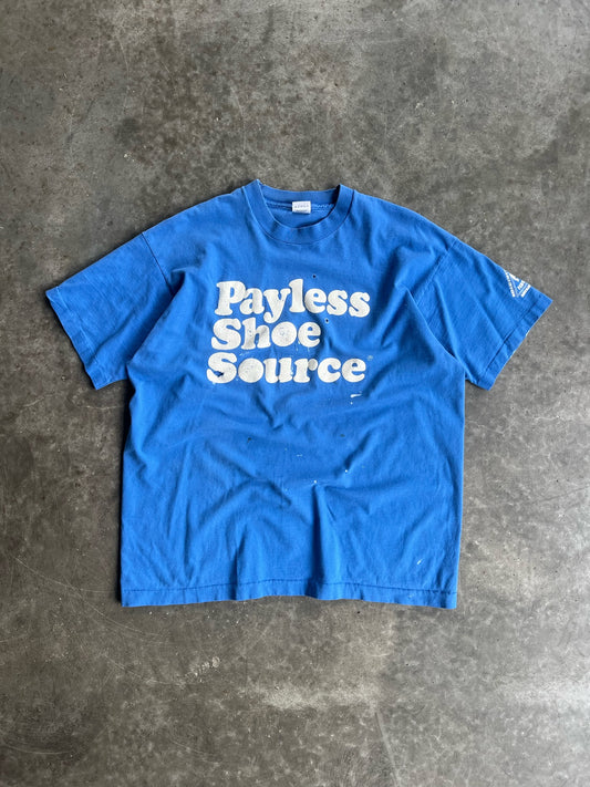 Vintage Cobalt Blue Payless Shoes Source Shirt - XL