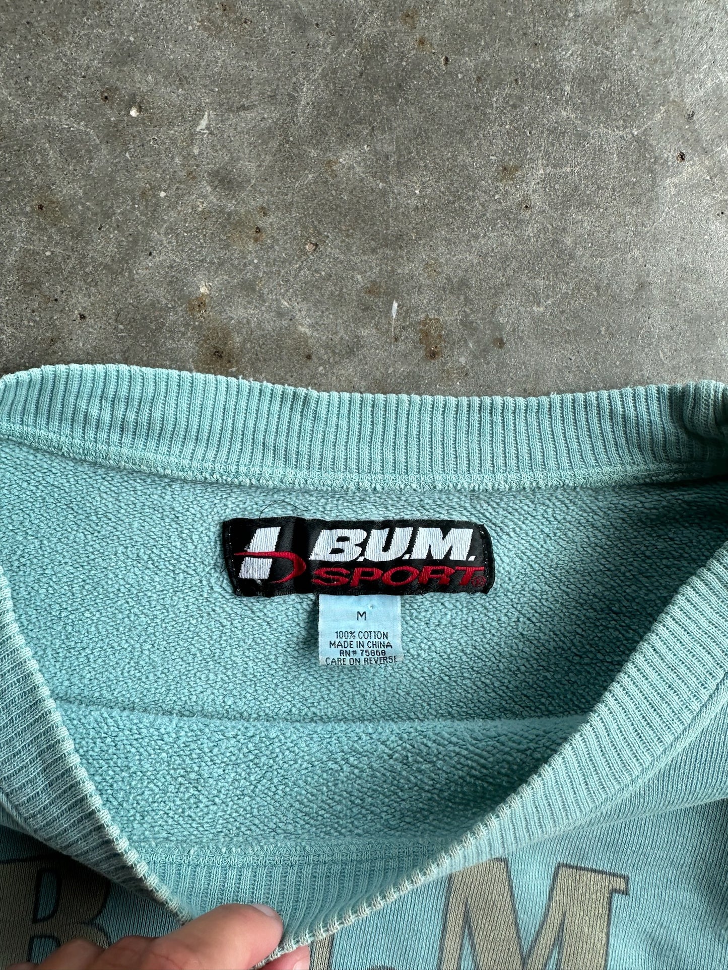 Vintage B.U.M Equipment Boxy Crew - M