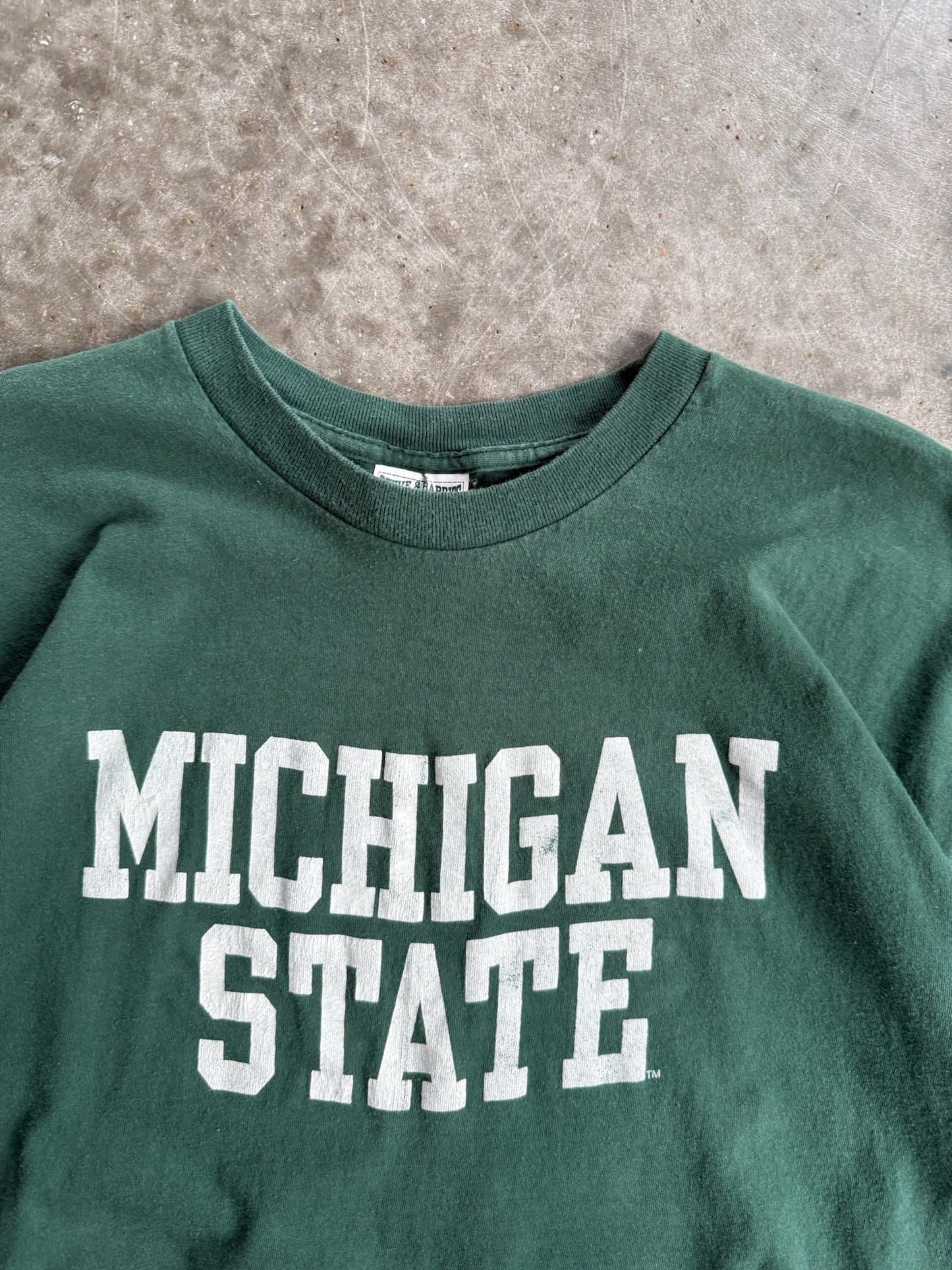 Vintage Green Michigan State Shirt - XXL