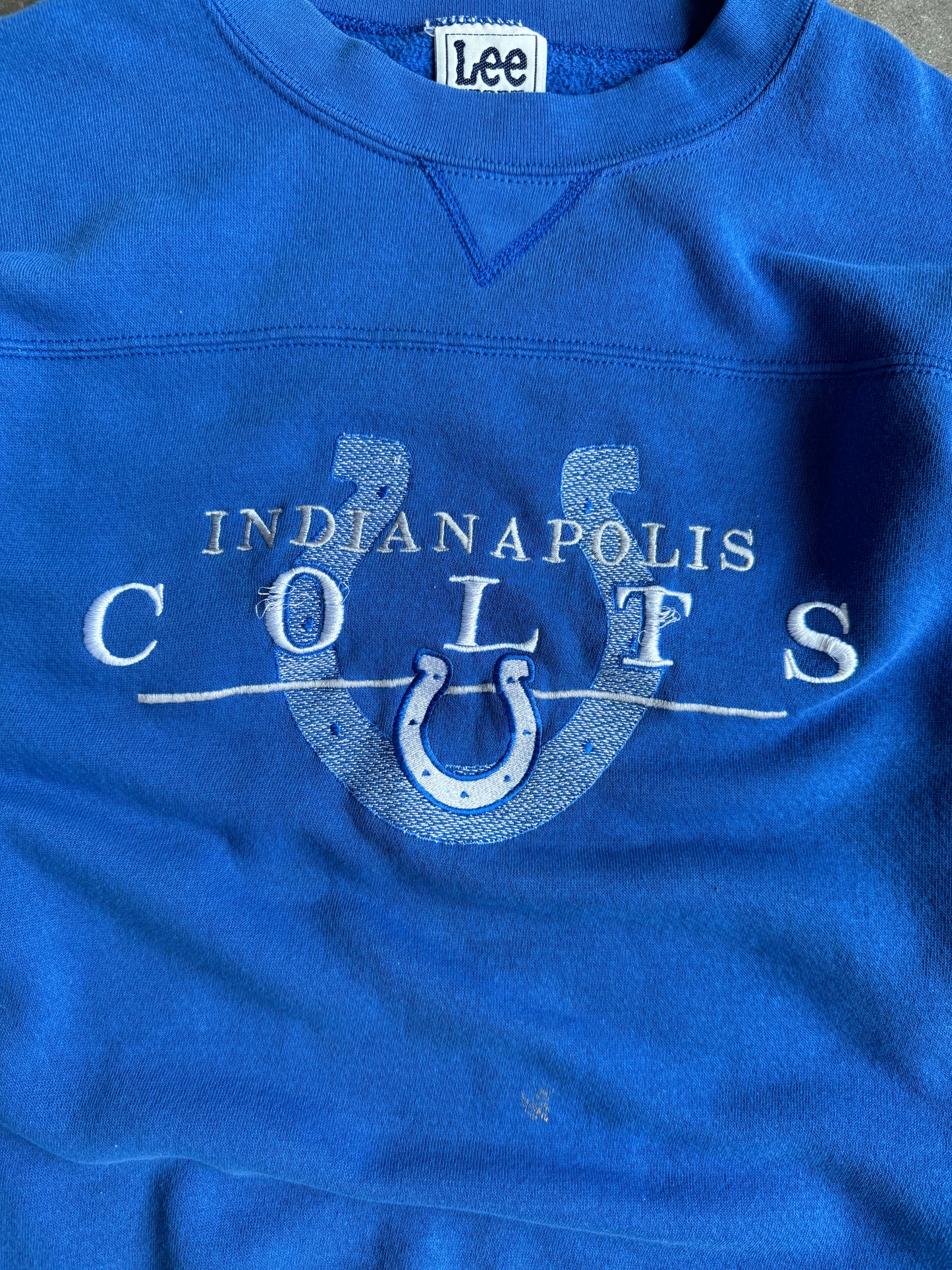 Vintage Indianapolis Colts Lee Crew - XL