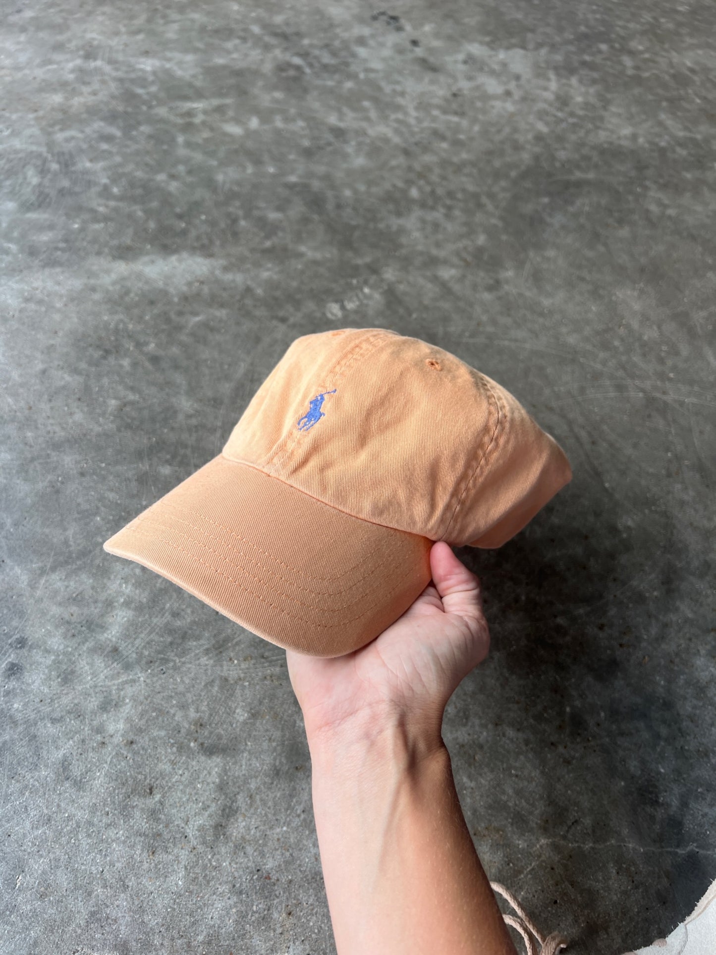 Orange Polo Ralph Lauren Adjustable Hat