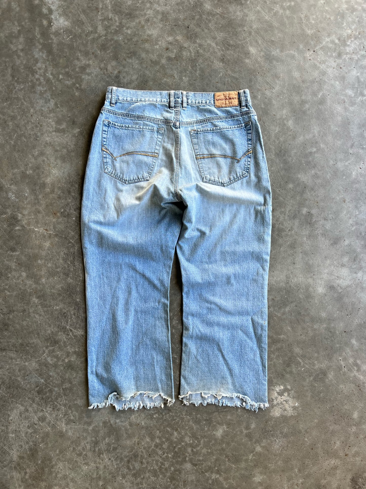 Vintage Faded Light Wash Union Bay Pants - 36