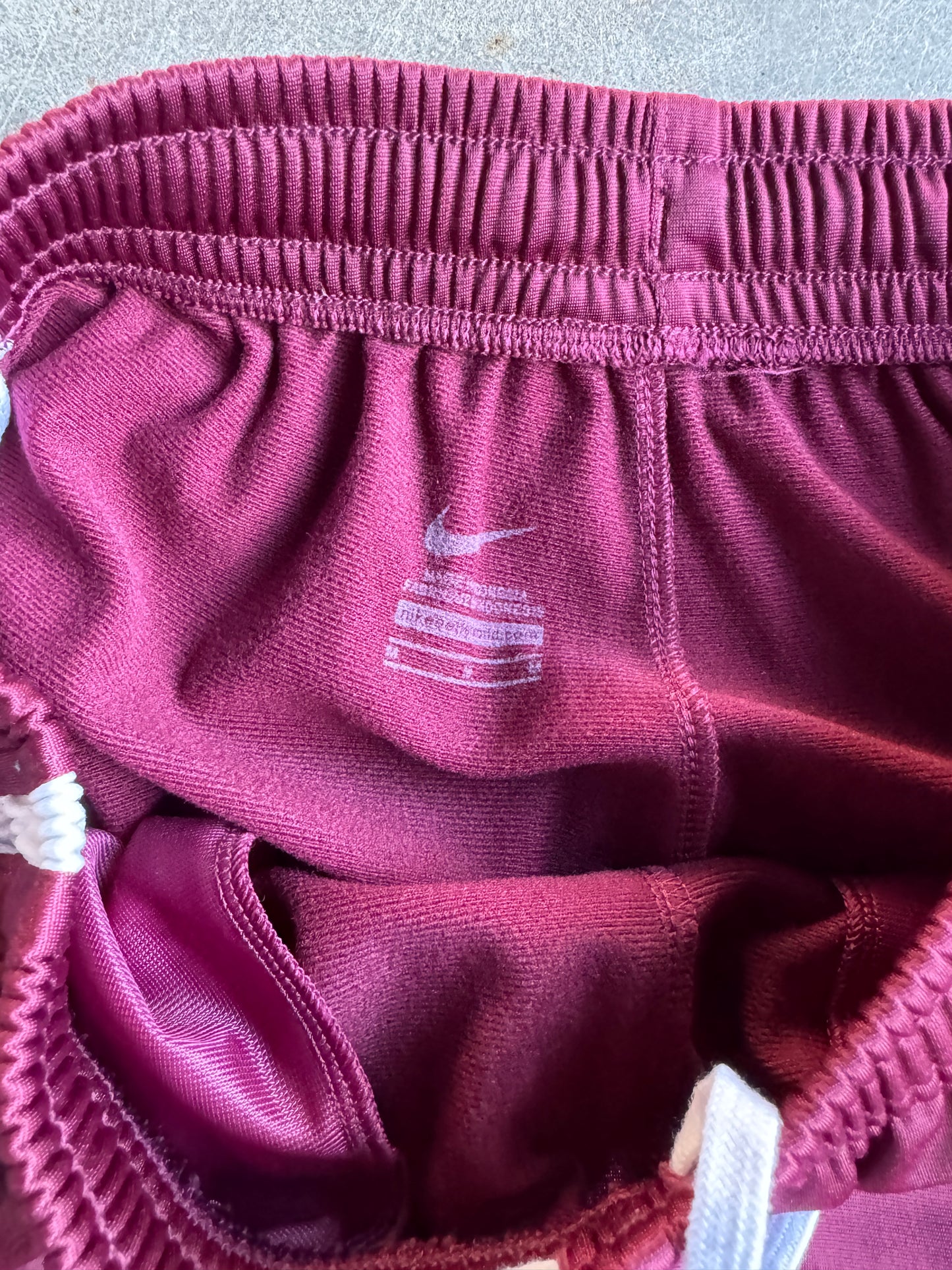 Maroon Nike Track Pants - M