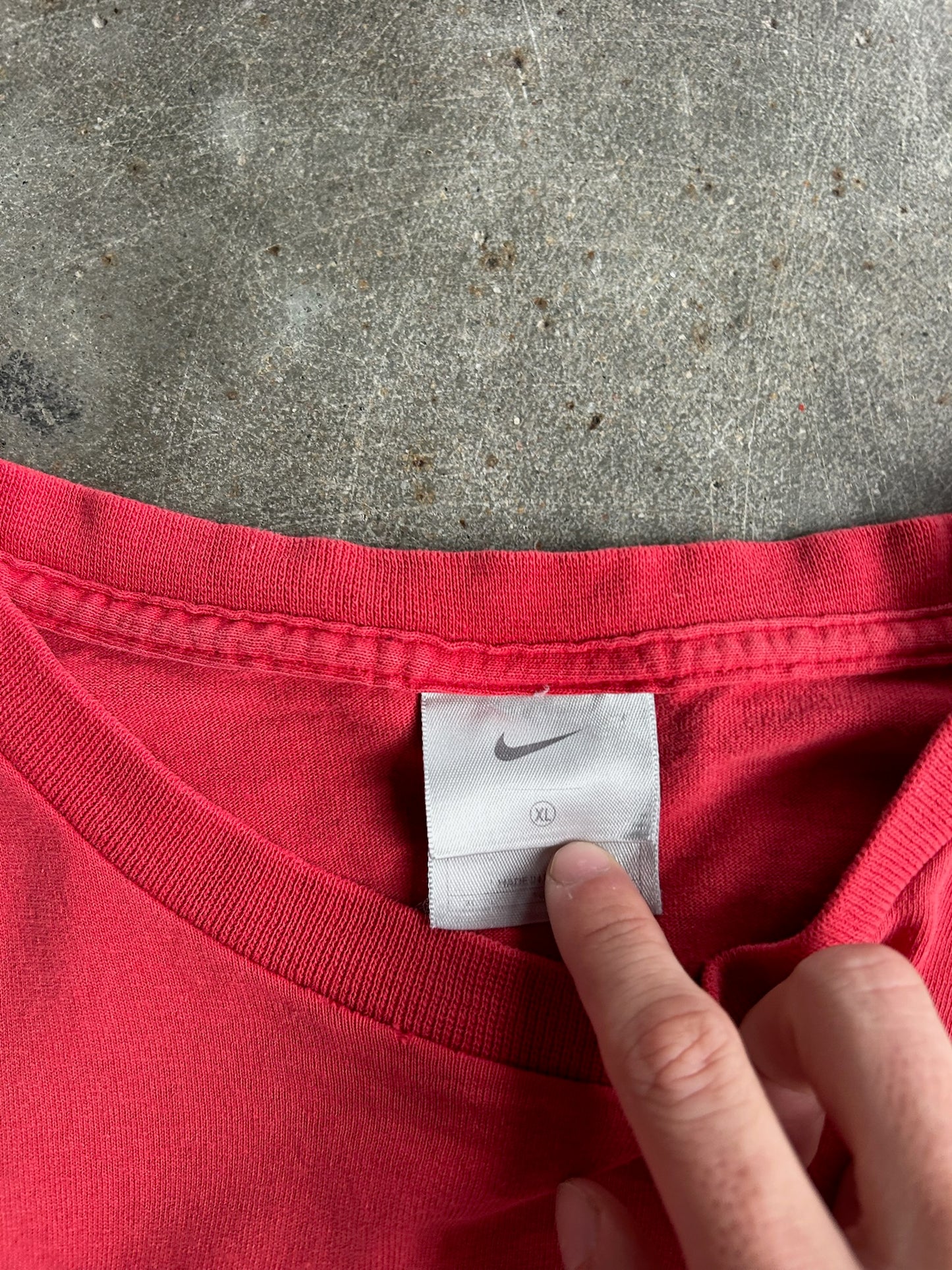 Vintage Red Nike Shirt - XL