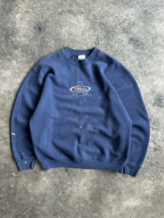 Vintage Navy Wilson Athleticwear Crew - L