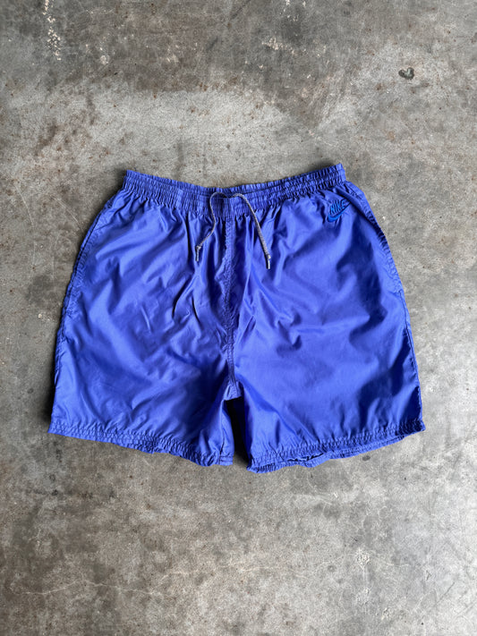 Vintage Reworked Purple Nike Shorts - L