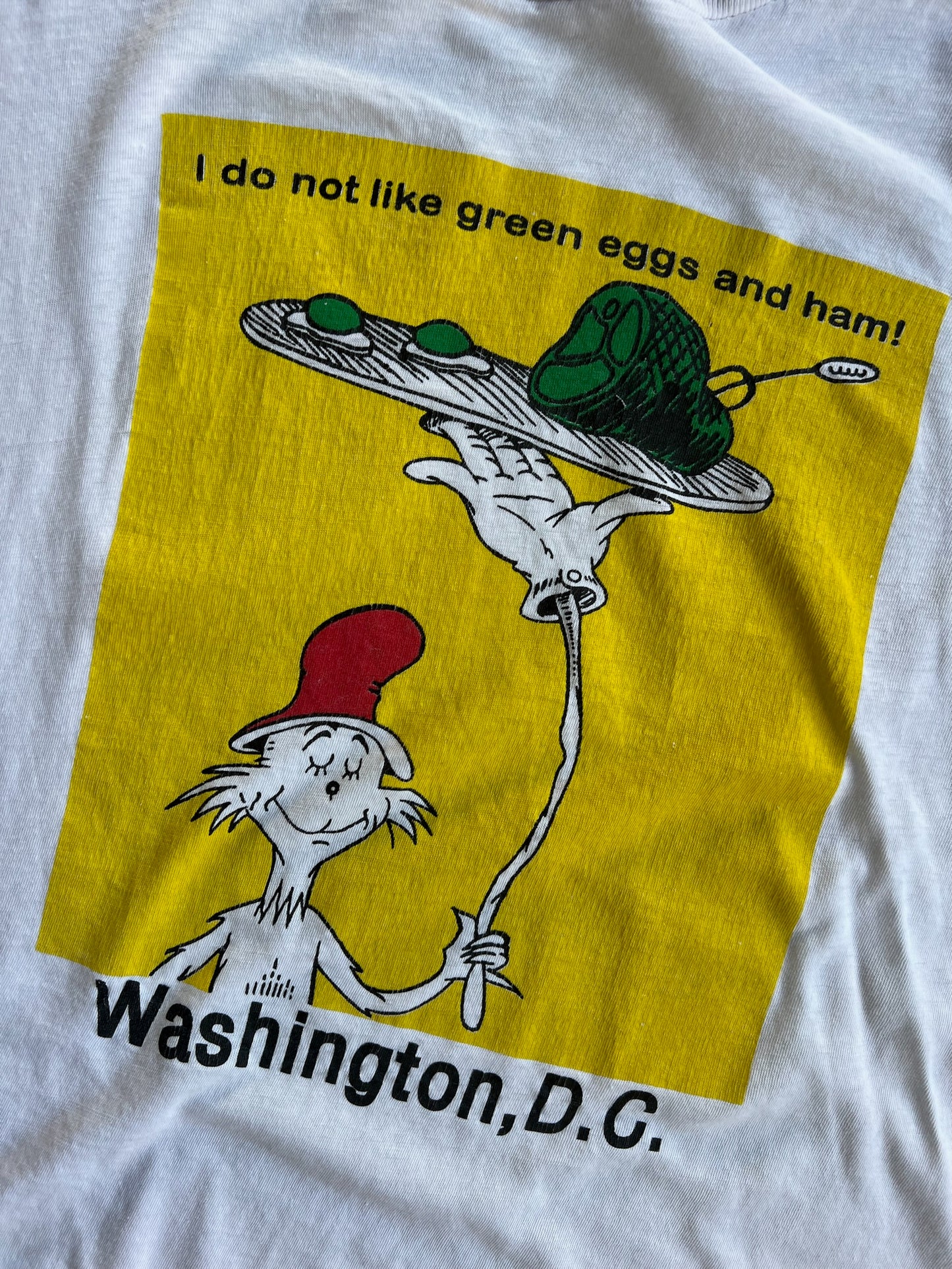 Vintage Single Stitch Dr Suess Washington D.C. Shirt - L