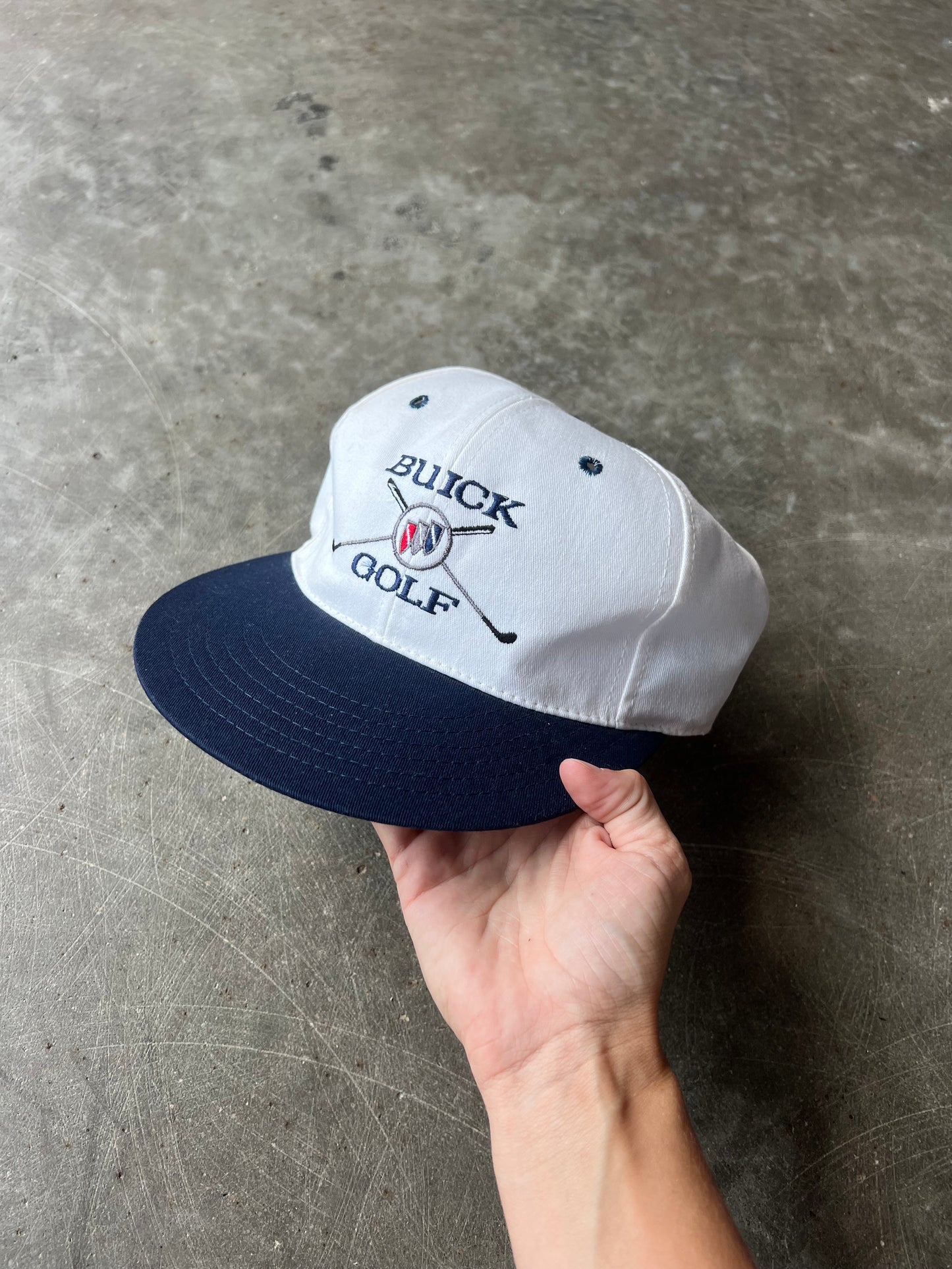 Vintage Buick Golf Strapback Hat