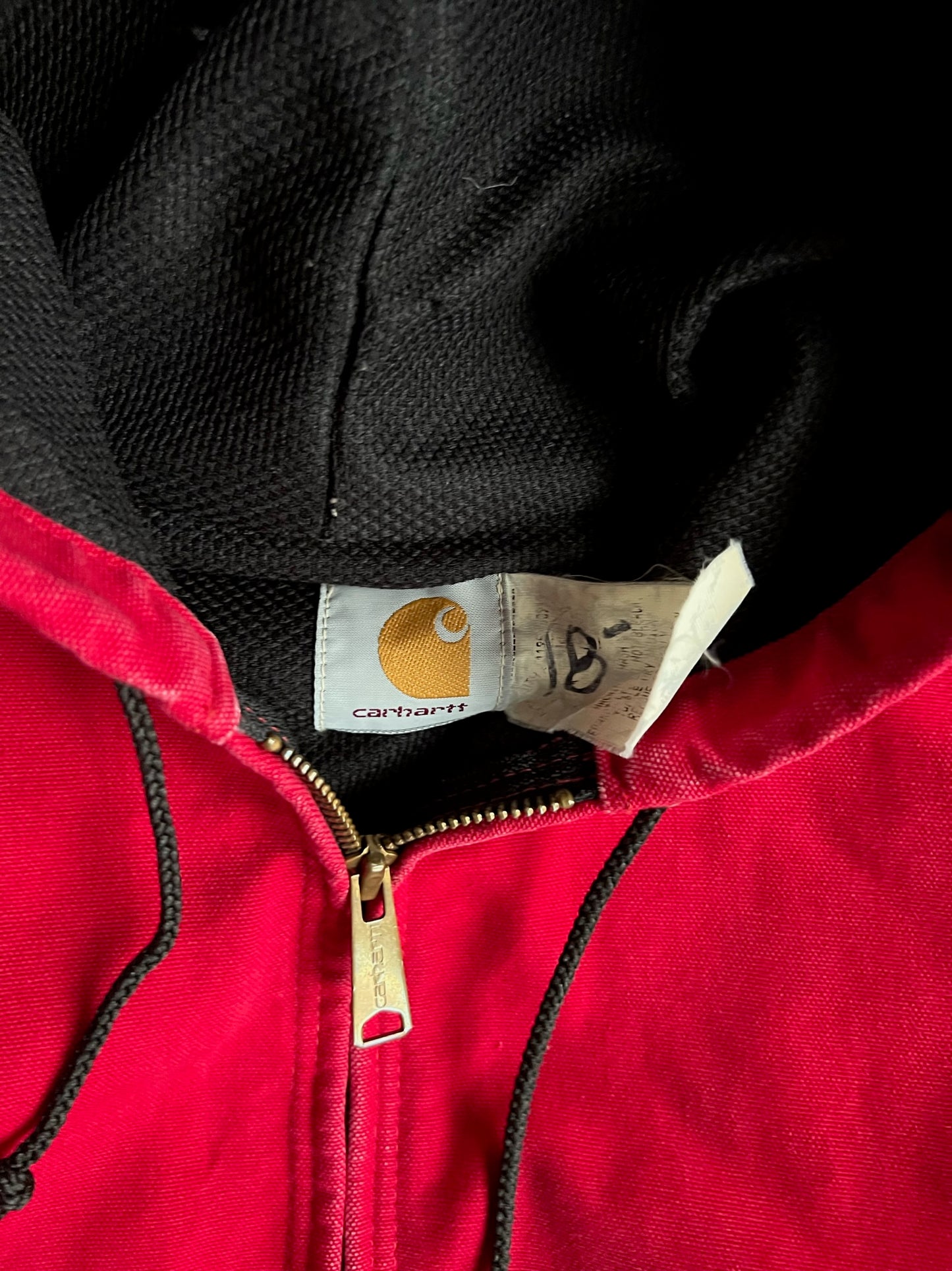 Vintage Hot Pink Hooded Carhartt Jacket - M