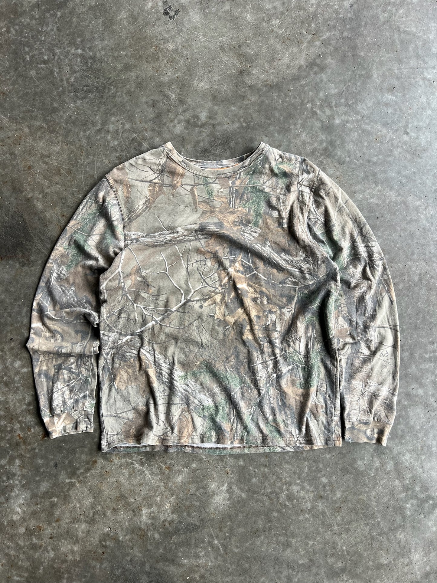 Vintage Camo Long Sleeve Shirt - M