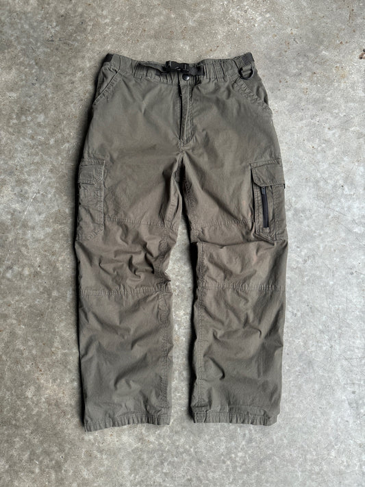 Vintage Dark Army Green BC Clothing Cargo Pants - 34