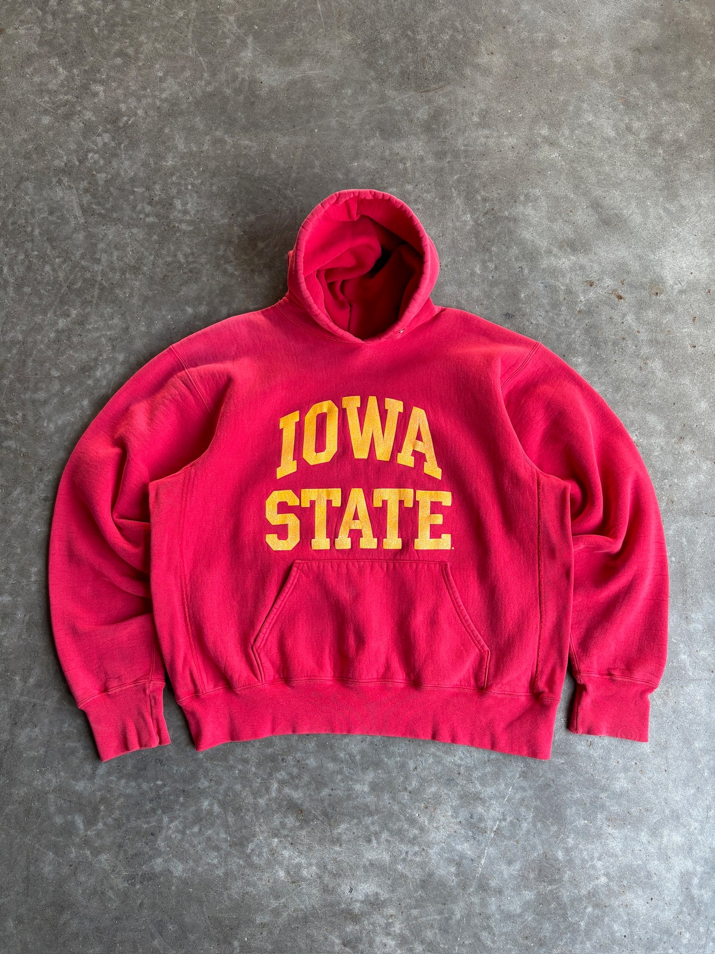 Vintage Red Iowa State Hoodie - XXL