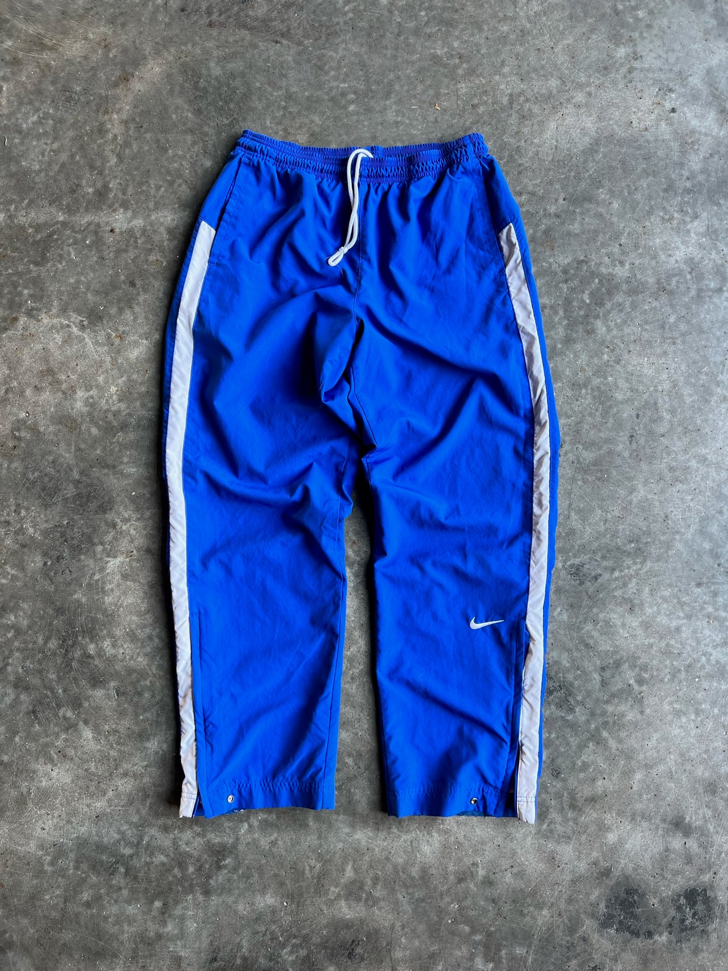 Vintage Blue Nike Track Pants - M