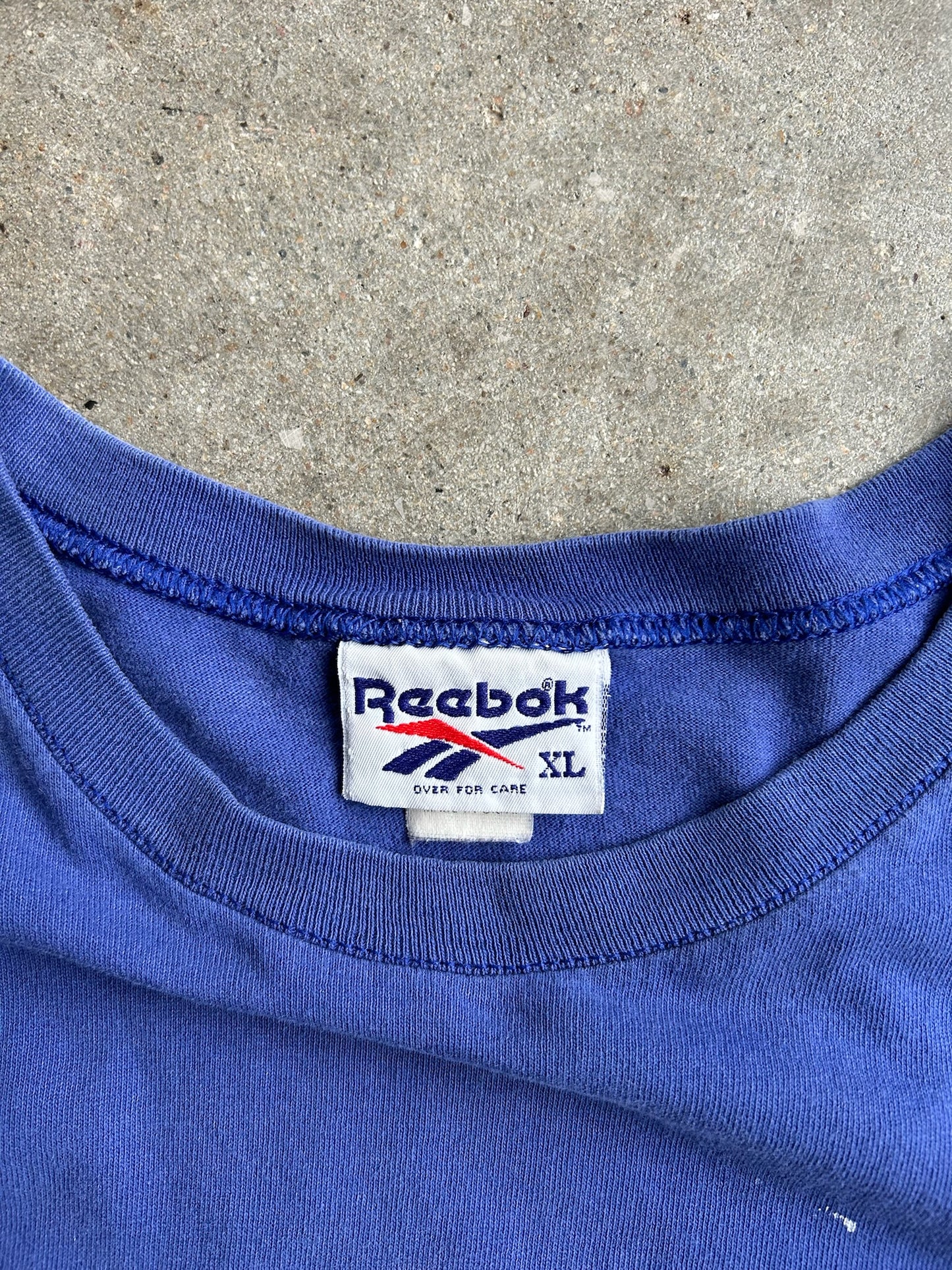 Vintage Blue Reebok Fitness Shirt - XL