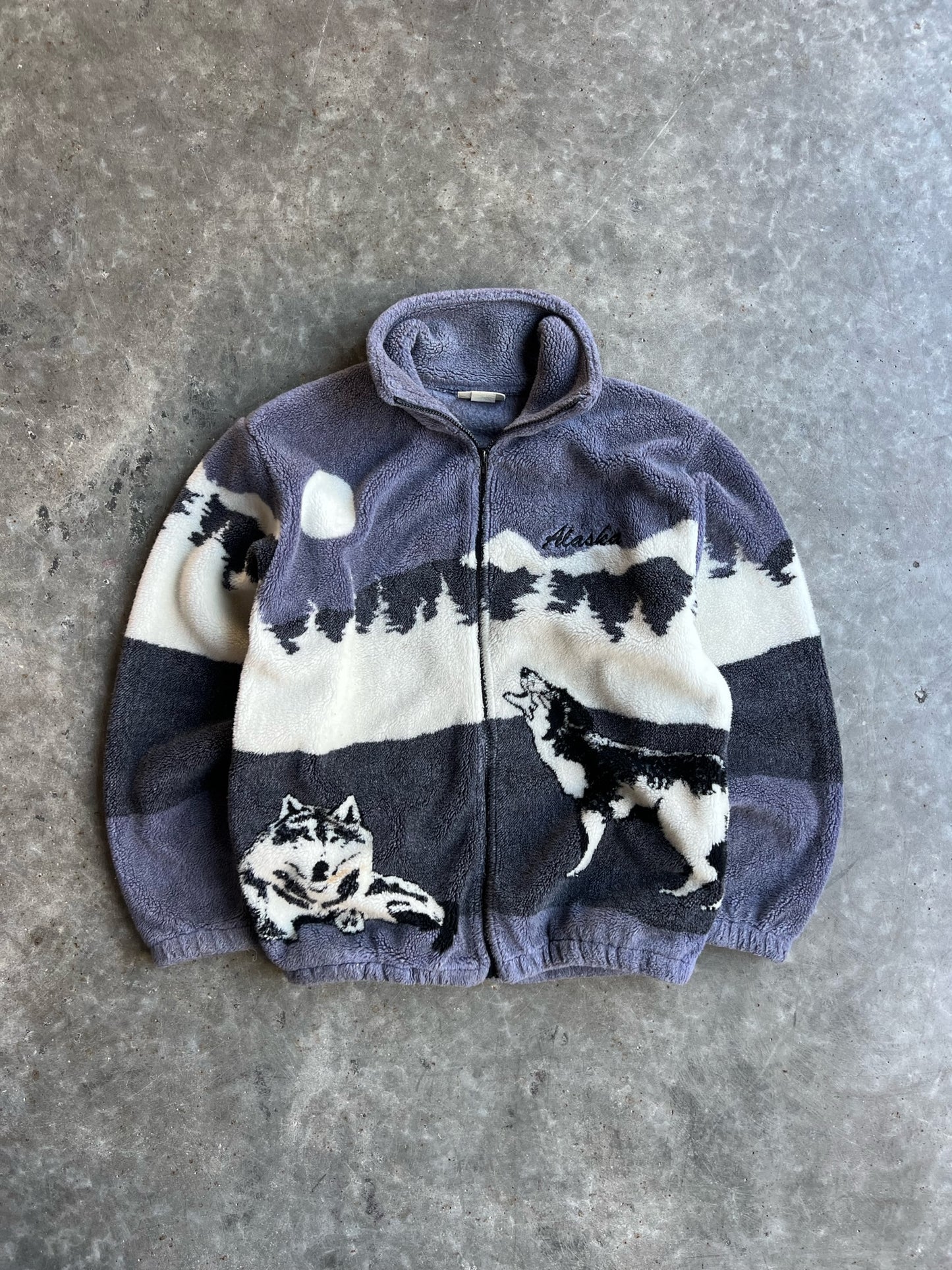 Vintage Alaska Ocean East Fleece - S