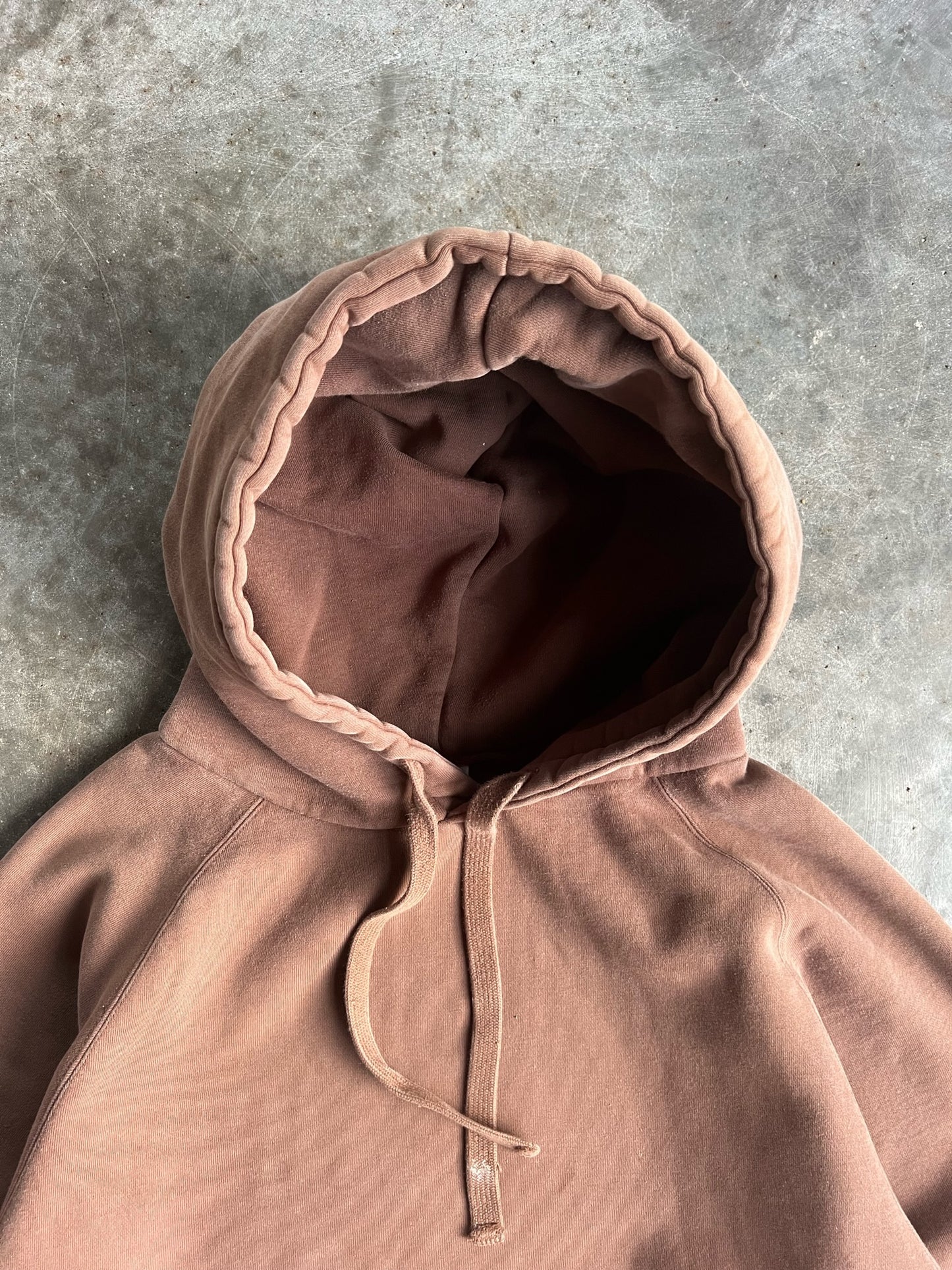 Vintage Brown Russell Hoodie - L