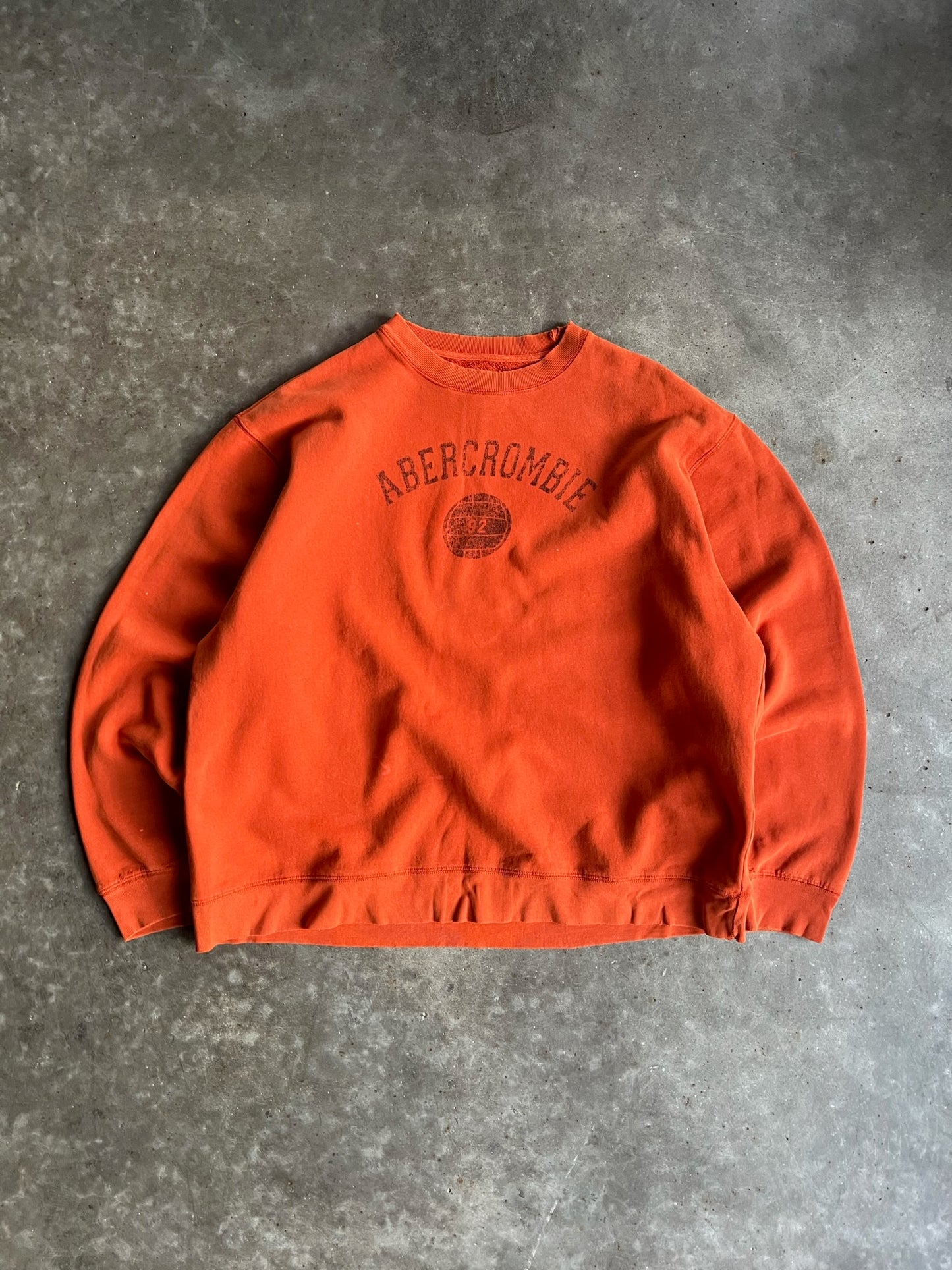 Vintage Orange Abercrombie Crew - XL