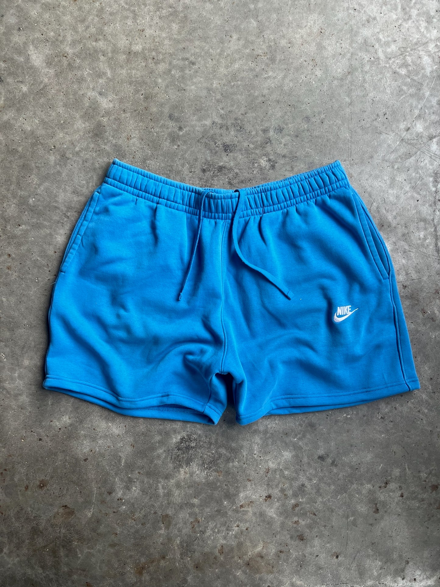 Reworked Blue Nike Shorts - XL